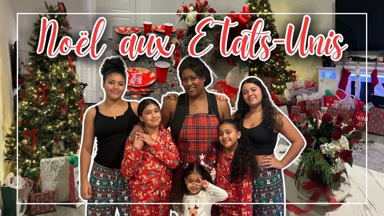 🎄 Notre PREMIER NOËL aux ÉTATS-UNIS 🇺🇸 | Matin de Noël, cadeaux, famille de 7 & gratitude