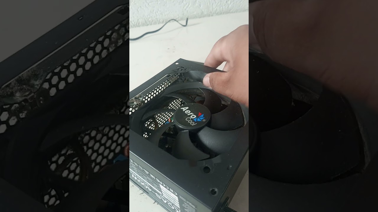 Como abrir a fonte para limpar - Limpeza fonte Pc Gamer