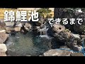 庭園池ができるまで【錦鯉】#FRPコーティング#塩田養鯉場#koipond#nishikigoi#Garden#魚