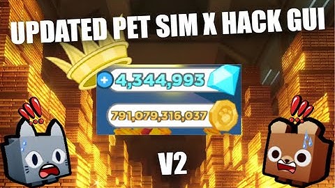 Version 2 Updated Pet Simulator X Hack OP Script Pastebin 2021 | New Worlds | Custom Chat | Autofarm