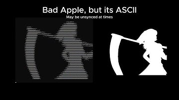 Bad Apple but its ASCII and made in Python