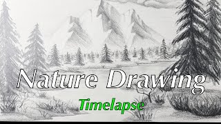 Nature Drawing Timelapse