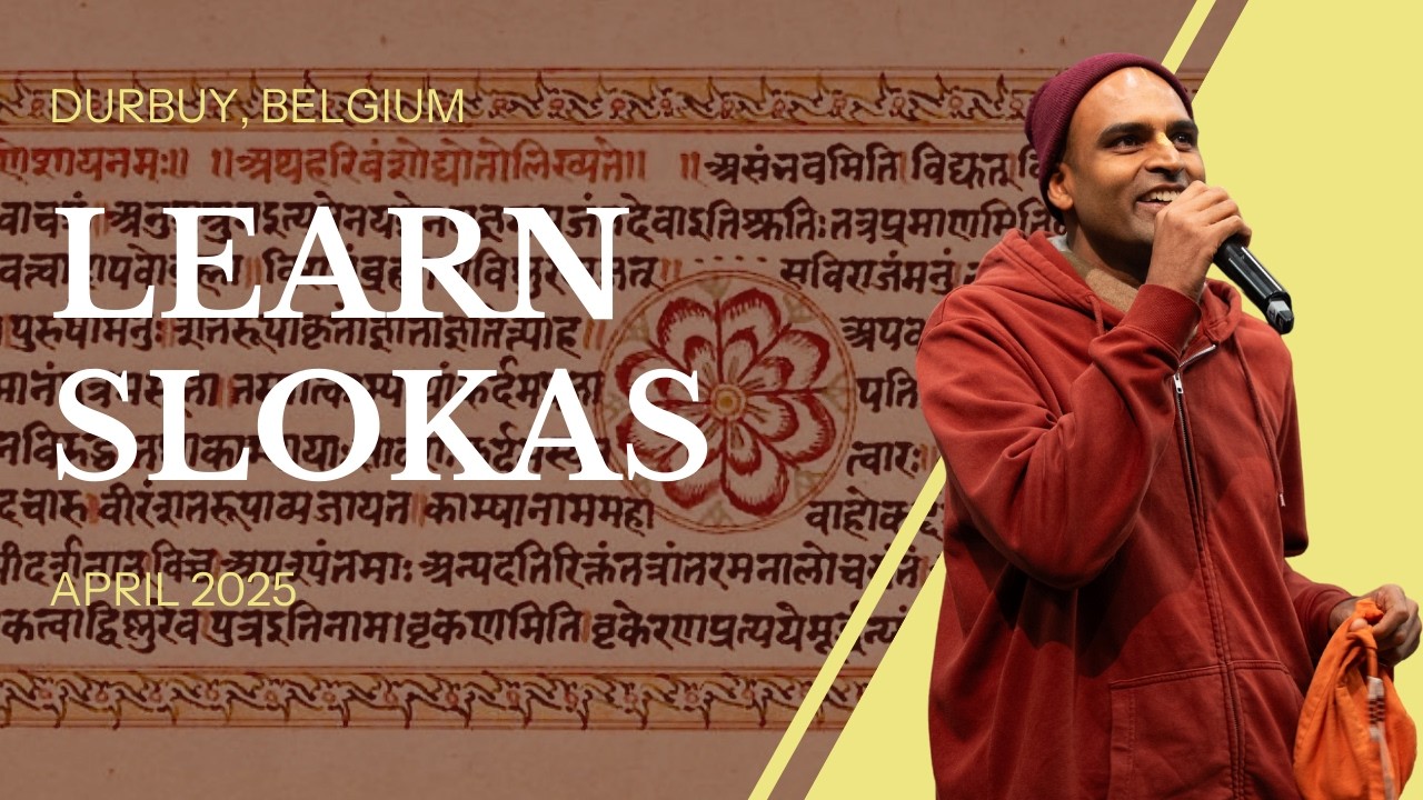 Learn Slokas | Durbuy, Belgium | Svayam Bhagavan Keshava Maharaja