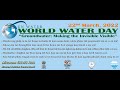 World water day 2022  mizoram envis hub