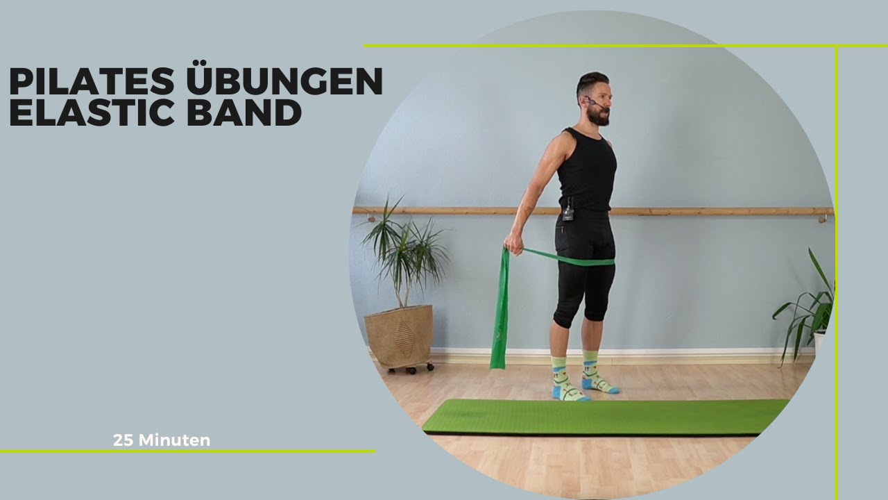Pilates Übungen Elastic Band /25 Minuten / gegen Verspannungen YouTube