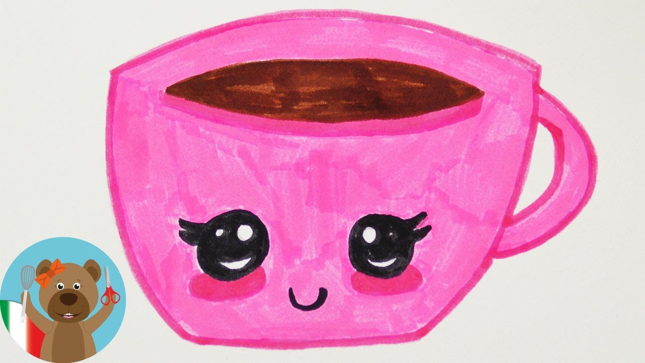 Tazza di cioccolata stile kawaii fai da te