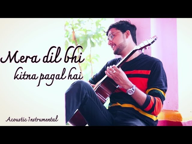 Mera Dil Bhi Kitna Pagal Hai | Acoustic Instrumental | Kumar Sanu|Alka Yagnik |Saajan| Golden Melody class=