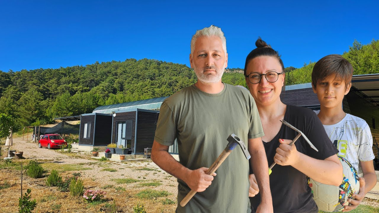 KÖYDE KONTEYNER EVDE YAŞAM NASIL? Şehirden kaçan aile Passiflora ile geçinebiliyor mu? (Kaş ANTALYA)