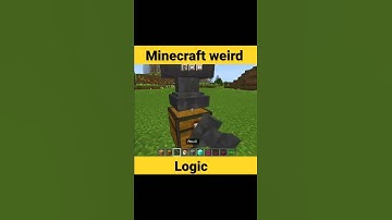Minecraft weird logic #shorts #minecraft #trending #logic #minecraftshorts