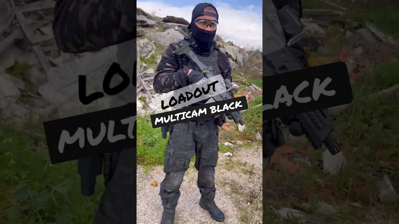 Multicam Black. Urban Reconnaisance Loadout