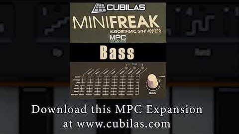 Arturia MiniFreak Bass MPC Expansion from Cubilas.com