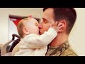 Excited babies reactions when daddy comes home   funny baby and daddy
