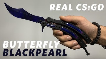 REAL CS:GO KNIVES - Butterfly - Doppler Blackpearl - KNIFY