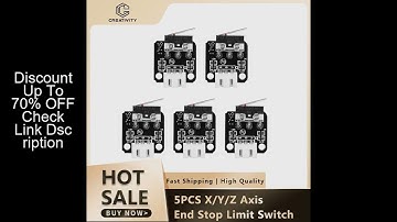 5PCS X/Y/Z Axis End Stop Limit Switch 3Pin N/O N/C Control easy to use Micro Switch For CR10 Series