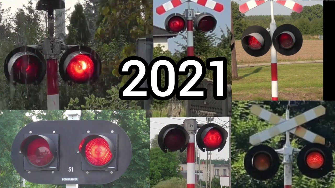 Mix z przejazdów kolejowych nagranych w 2021 roku