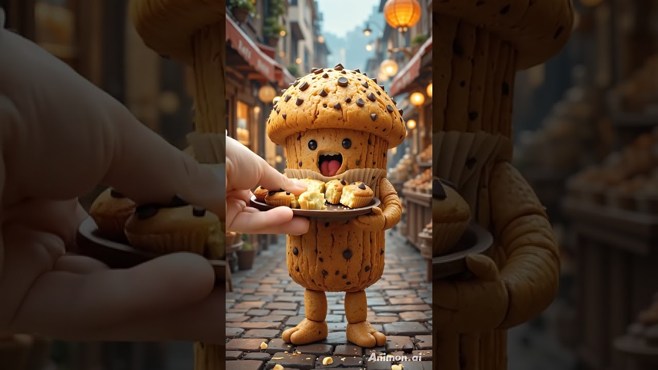 MUFFIN MAN EATING HIMSELF