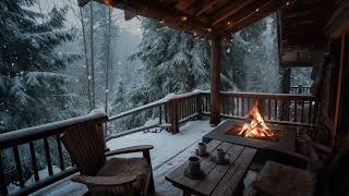 Warm Fireplace & Gentle Breeze | Drift Into Deep Sleep Fast