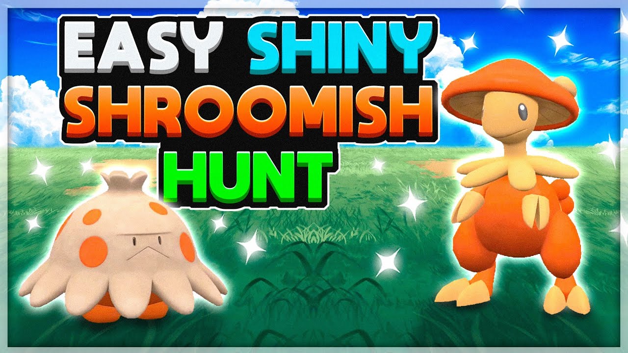 Shiny/non-shiny Shroomish/breloom 6IV Pokémon Scarlet/violet