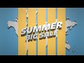 Summer big sale with fly airplanes and world map  premium footage  4k