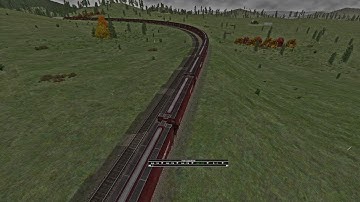 Open Rails. Mullan Pass