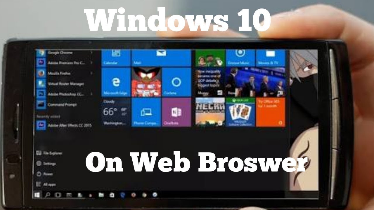 How To Run Windows 10 In Android Phone - YouTube