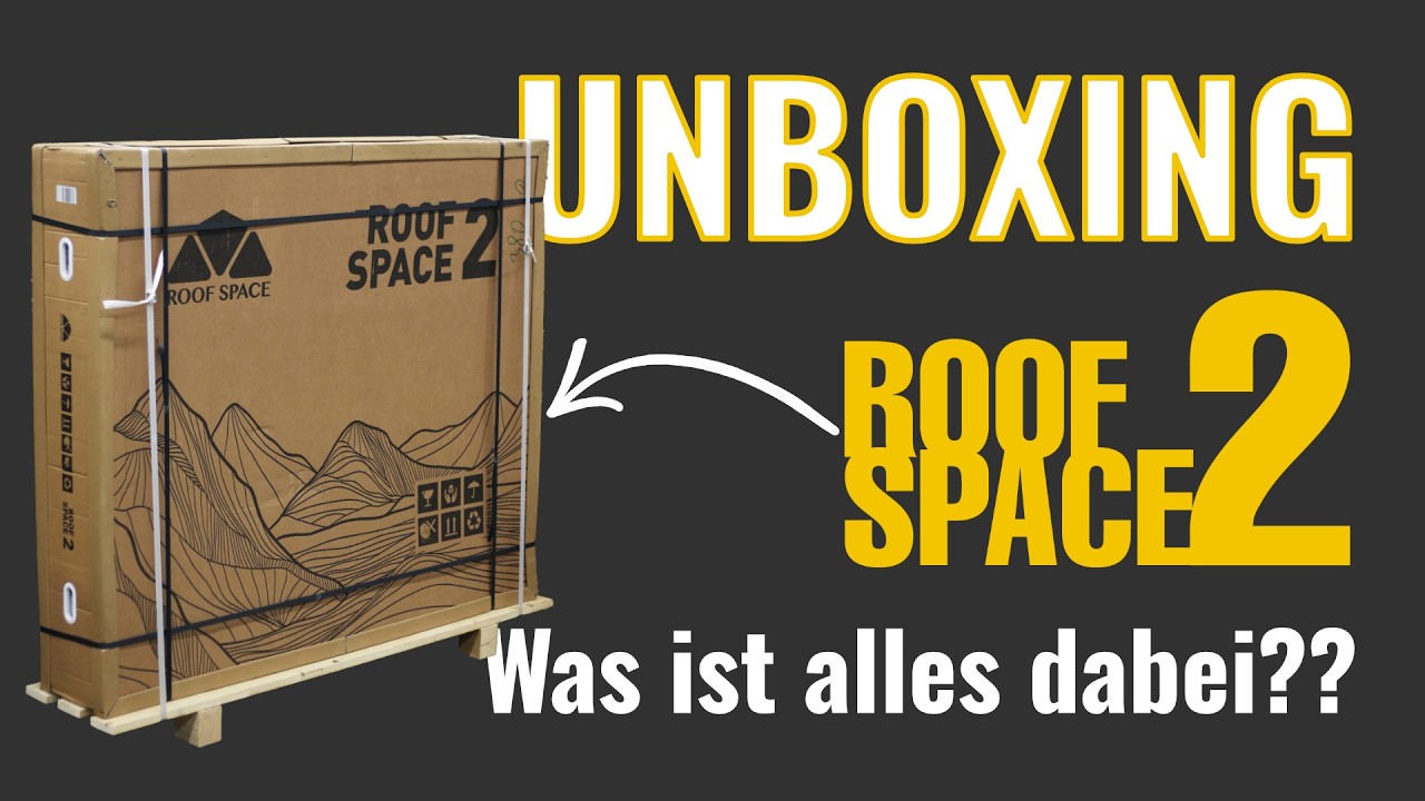 Dachzelt Unboxing - Was ist beim Roof Space 2 dabei?