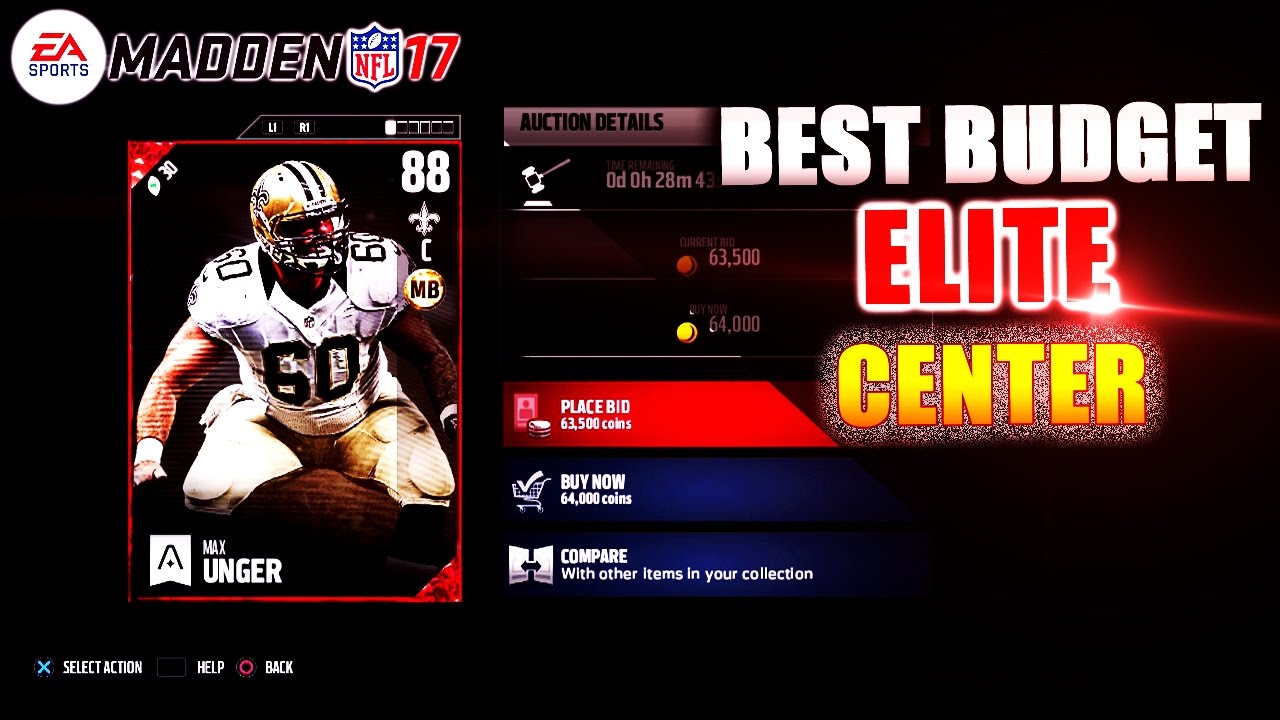 Madden 17 ultimate team tips | The Best Elite Budget Center |