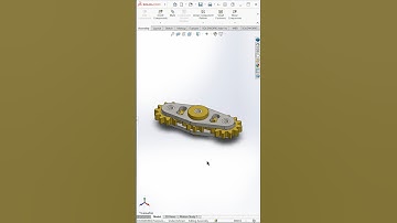 Gear Fidget Spinner Part Modeling in SolidWorks | Part 1 #Shorts | Master CAD Studio