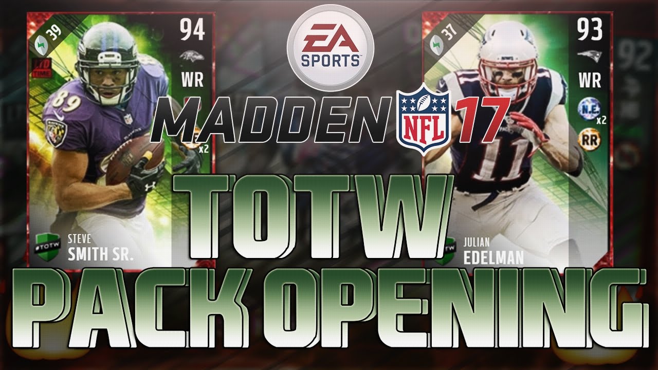 JULIAN EDELMAN AND STEVE SMITH!! | MADDEN 17 ULTIMATE TEAM PACK OPENING