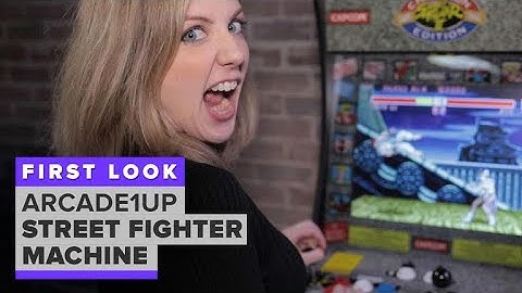 Arcade1Up Street Fighter build-it-yourself machine first look