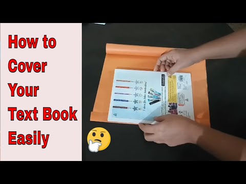 How to cover school books |notebook | how to cover school books with brown paper