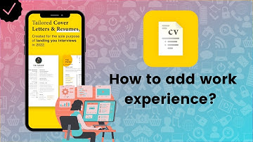 How to add work experience on Yoi CV Maker? -  Yoi CV Maker Tips