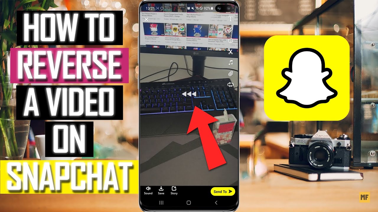 How to Reverse Video on Snapchat 2021 | Reverse Video Effect - YouTube