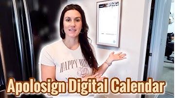 Apolosign Digital Calendar Review | Calendar + Tablet All In One