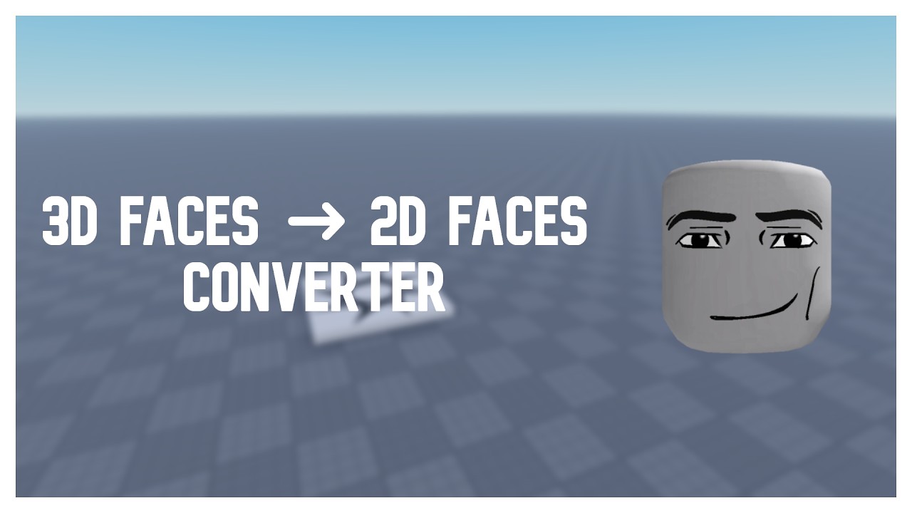 How To CHANGE 3D Faces Back To 2D Roblox Studio 2026 YouTube 