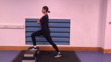 Front Foot Elevated Hip Flexor Stretch