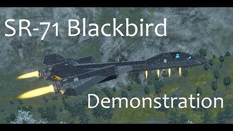 Space Engineers - SR-71 Blackbird Demonstration