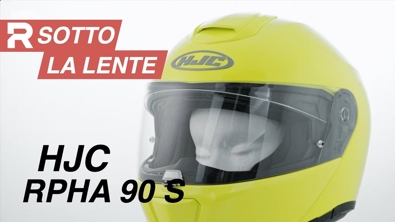 HJC RPHA 90 S - prova - sotto la lente il casco modulare premium di HJC -  YouTube