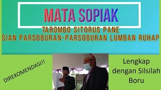 Tarombo Sitorus-Parsoburan Mulai Mata Sopiak ( Super lengkap dengan boru )