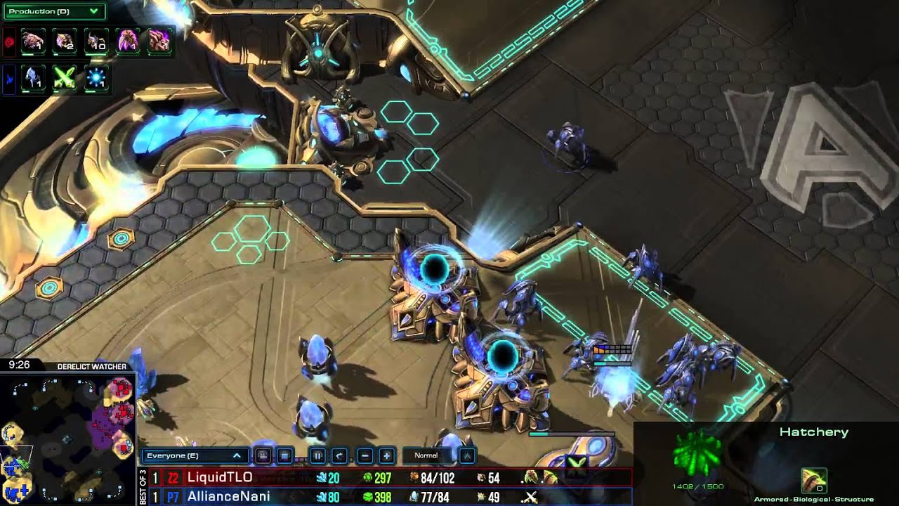 [Dreamhack Winter] - Alliance Naniwa Vs LiquidTLO PvZ - Group A   Starcraft II HOTS