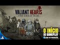 VALIANT HEARTS The Great War GAMEPLAY PS4 Jogo em 
