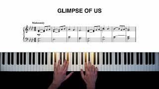 Joji  Glimpse Of Us | Piano Cover + Sheet Music