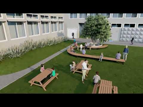 Transformation of outdoor area of School of Secondary Vocational Education and Training 3/3