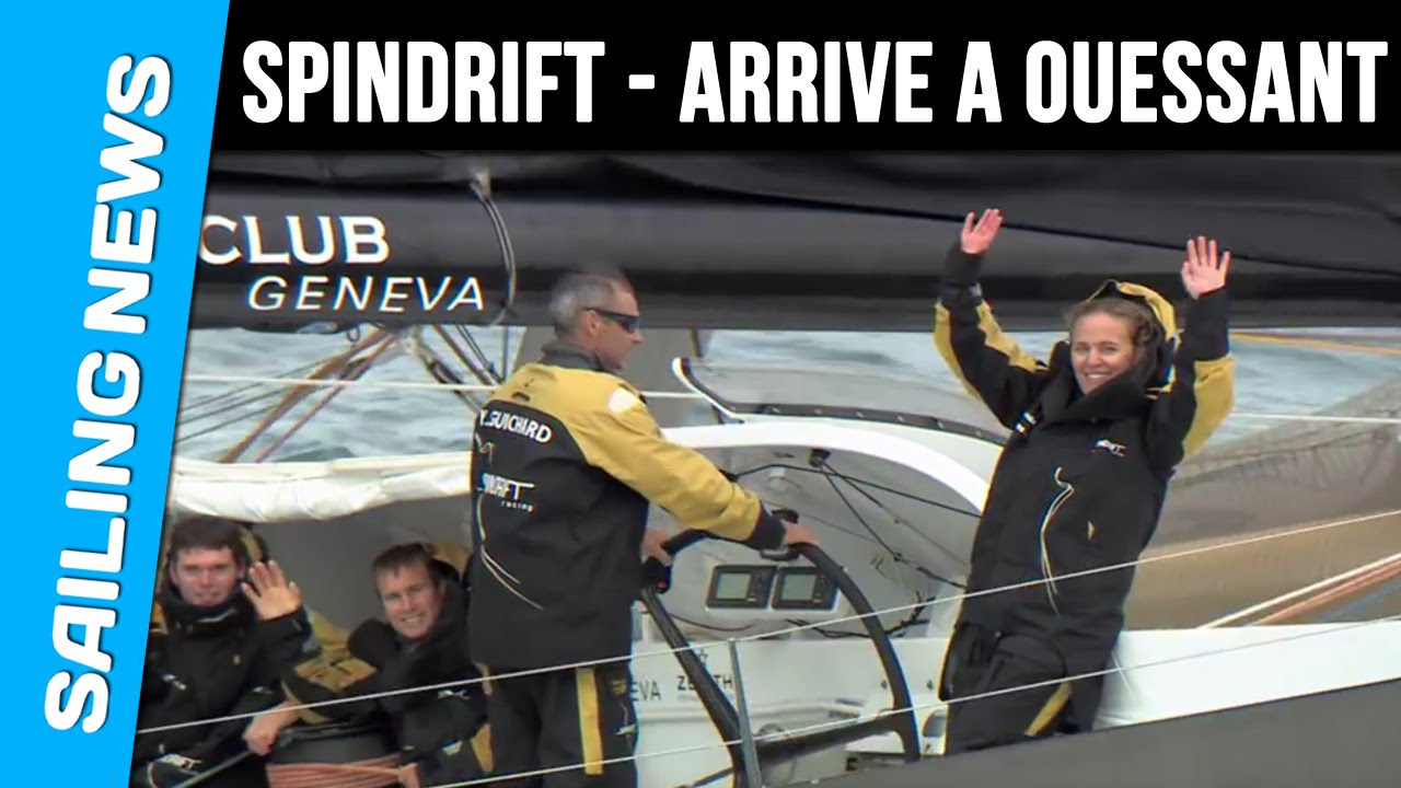 Spindrift - Trophée Jules Verne  - Arrivée à Ouessant