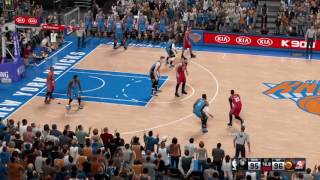 Pat Beverley with the lock down Defense.