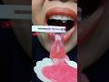 ASMR Magic “Barbie Slime Strawberry" Anomaly Turns into Sticky Candy! #short #shorts 1527
