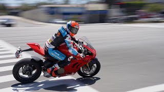 Pro Racer Rides Azusa Canyon