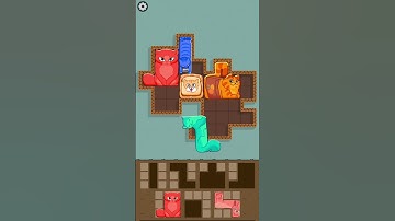 Funny Puzzle Cats 69 - Gameplay Walkthrough (iOS & Android) #shorts