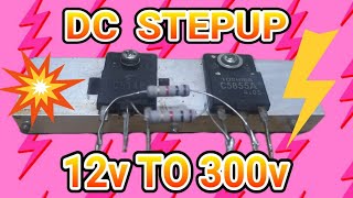 DC STEP UP 12V SO 300V // AUTO VOLT CAN MAKE BACKLIGHT TESTER