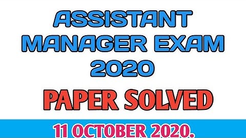 Assistant Manager HPPSC/solved paper held on11th October 2020/Hpssc /Genius studies/ himachal